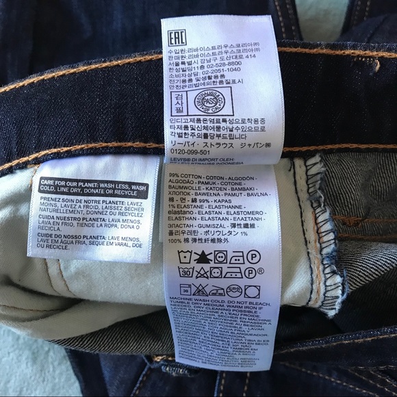 Levi’s 510 skinny stretch blue denim jean - Picture 5 of 6
